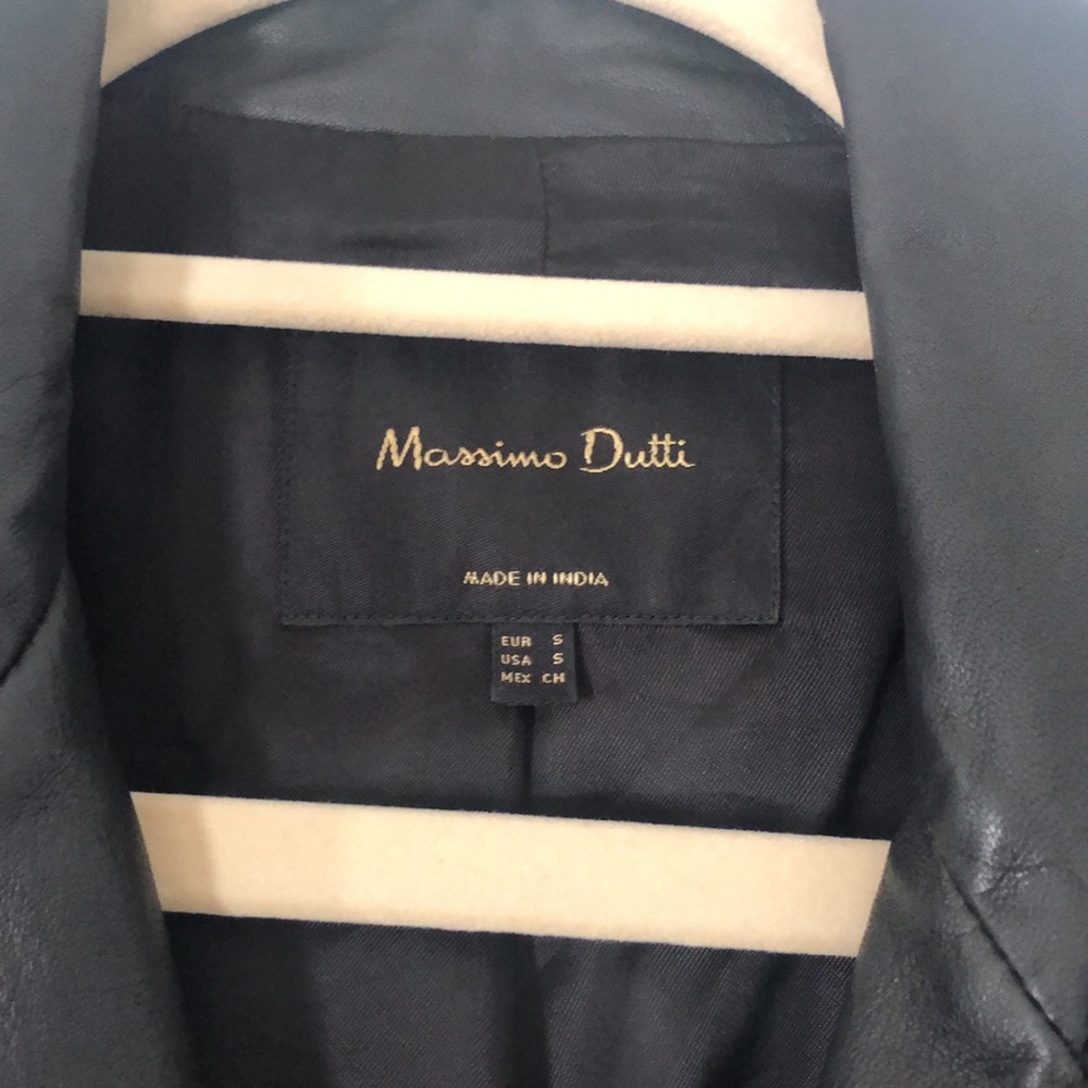 Massimo Dutti Leather Jacket - Picture 2 of 4